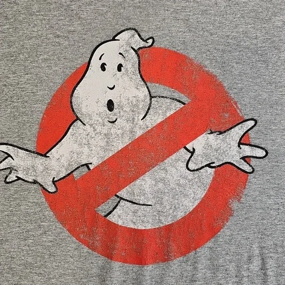 MAD Engine Ghostbusters Logo GraphicTee in Gray Unisex 2x - Picture 5 of 7
